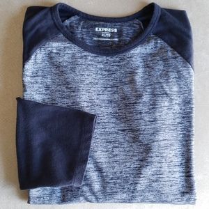 🔥3/$30 or 5/$40🔥  EXPRESS 3/4 Sleeve Crew Neck Baseball T-Shirt